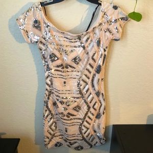 Off the shoulder party dress